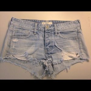 Abercrombie & Fitch Button Fly Denim Shorts 4/27